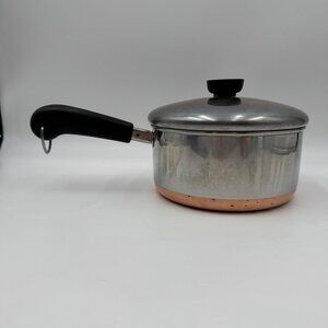 Revere Ware Vintage Stainless Copper Bottom 2-Quart Sauce Pan